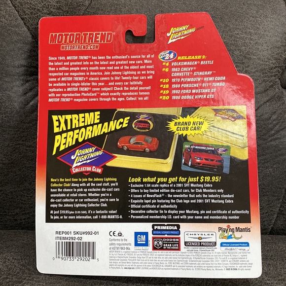 Johnny Lightning, Motor Trend, 1970 Plymouth Hemi Cuda - Picture 3 of 5